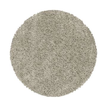 Sydney Shaggy tapis poils longs rond Ø 120cm nature