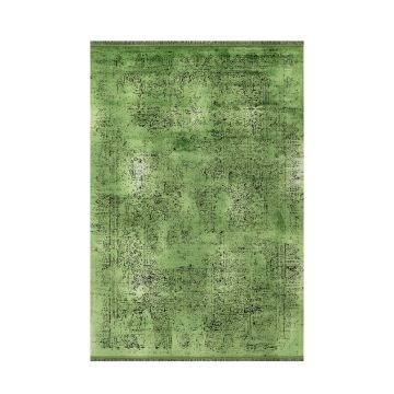 Elite Lunova tapis poils ras rectangle 240x340cm vert