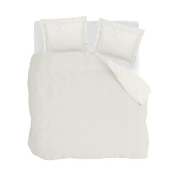 Vintage Club dekbedovertrek 240x220cm zandkleur