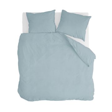 Vintage Cotton dekbedovertrek 240x220cm jeans blauw