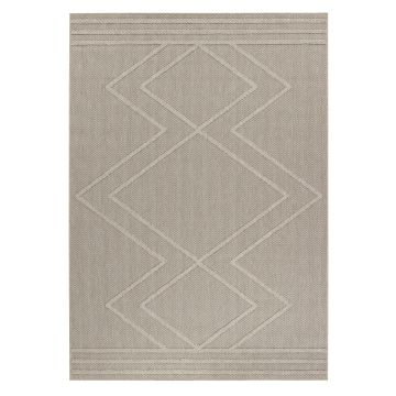 Patara Zigzag tapis extérieur/intérieur poils ras rectangle 240x340cm beige