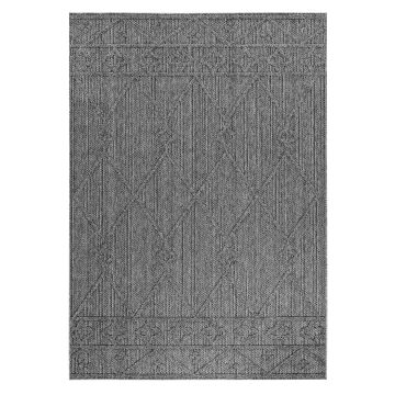 Patara Lezon tapis extérieur/intérieur poils ras coureur 80x250cm gris