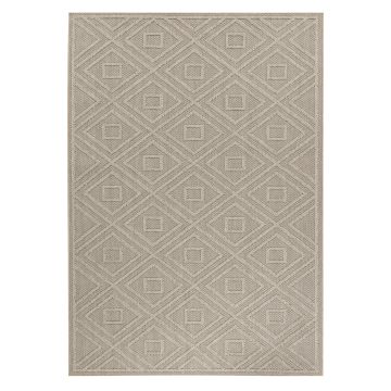 Patara Eye tapis extérieur/intérieur poils ras rectangle 240x340cm beige